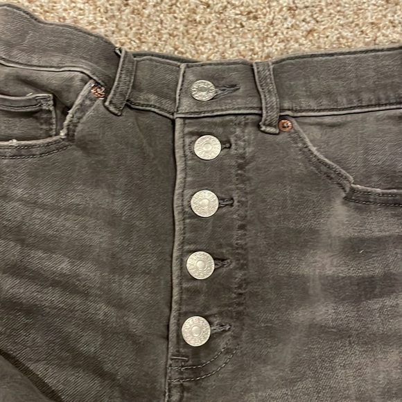 Gray size 2S Express Jeans - Picture 4 of 9